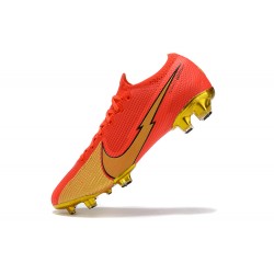 Kopacky Nike Mercurial Vapor VII 13 Elite FG Červené Zlato Low Pánské 