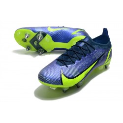 Kopacky Nike Mercurial Vapor XIV Elite SG PRO Anti Clog Low Deep Modrý Žlutý Pánské 