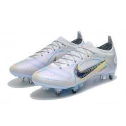 Kopacky Nike Mercurial Vapor XIV Elite SG PRO Anti Clog Low Bílý Modrý Pánské 