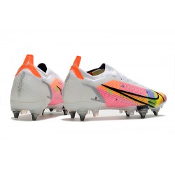 Kopacky Nike Mercurial Vapor XIV Elite SG PRO Anti Clog Low Bílý Růžový Pánské 