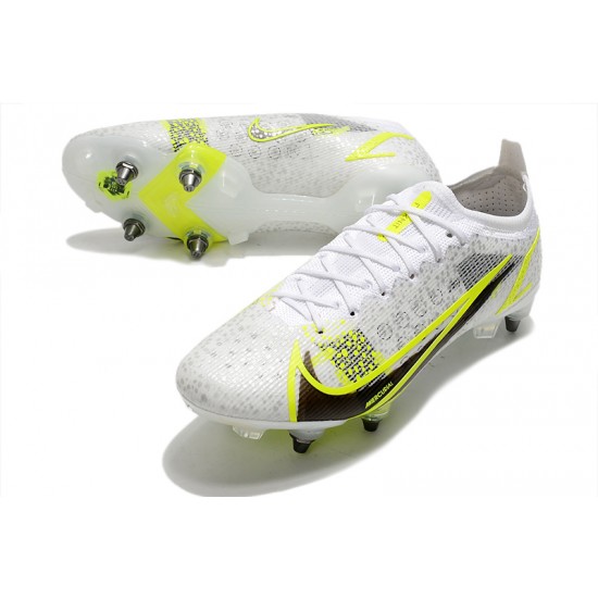 Kopacky Nike Mercurial Vapor XIV Elite SG PRO Anti Clog Low Bílý Žlutý Pánské 