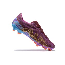 Kopacky Nike Mercurial Vapor XV FG Deepwine Zlato Modrý Pánské Low 