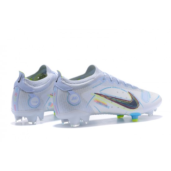 Kopacky Nike Mercurial Vapor Xiv Elite FG Černá Žlutý Modrý Low Pánské 