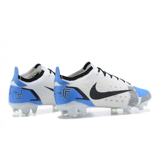 Kopacky Nike Mercurial Vapor Xiv Elite FG Modrý Černá Bílý Zlato Low Pánské 