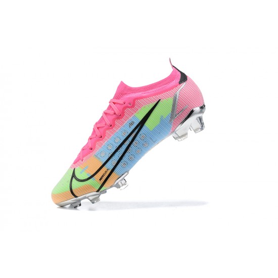 Kopacky Nike Mercurial Vapor Xiv Elite FG Růžový Modrý Zelená Černá Zlato Low Pánské 