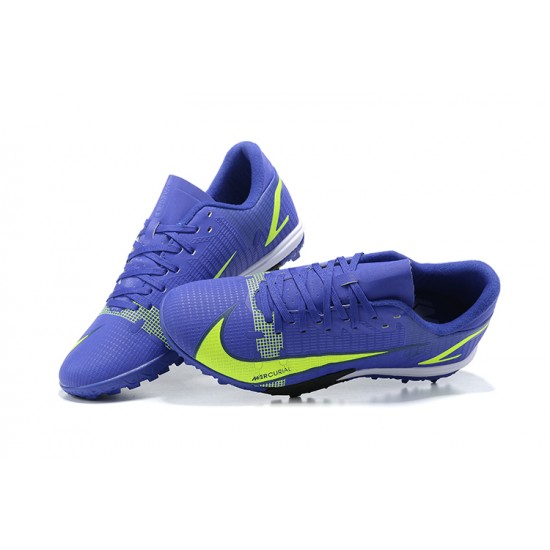 Kopacky Nike Vapor 14 Academy TF Modrý Žlutý Bílý Low Pánské 