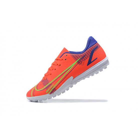 Kopacky Nike Vapor 14 Academy TF Oranžovýý Modrý Bílý Žlutý Low Pánské 