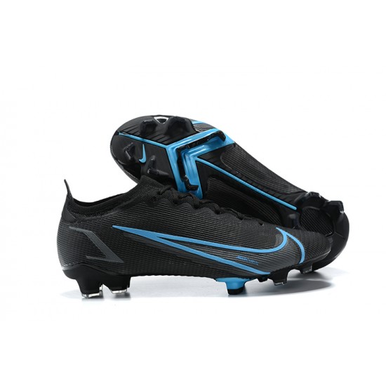 Kopacky Nike Vapor 14 Elite FG Černá Modrý Low Pánské 