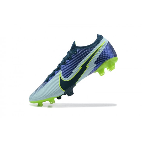 Kopacky Nike Vapor 14 Elite FG Zelená Modrý Černá Žlutý Low Pánské 