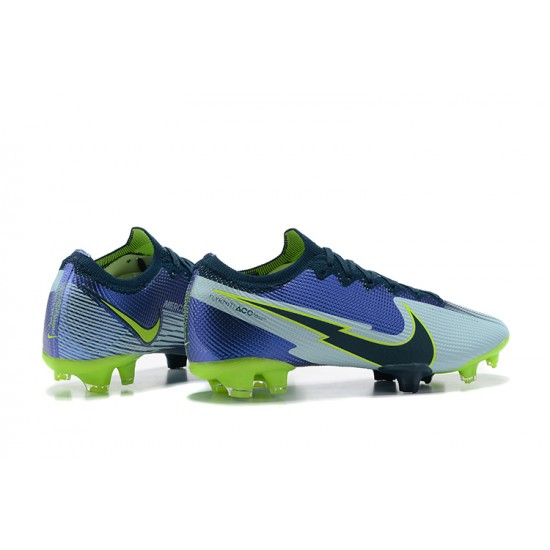 Kopacky Nike Vapor 14 Elite FG Zelená Modrý Černá Žlutý Low Pánské 