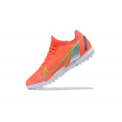 Kopacky Nike Zoom Vapor 14 Pro TF Oranžovýý Bílý Zelená Modrý Low Pánské 