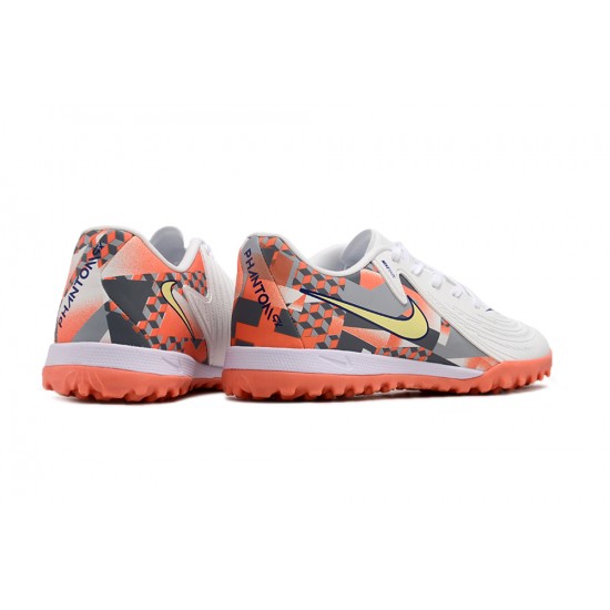 Kopačky Nike Phantom GX II ACAD LV8 TF Bílý Oranžovýý Pánské 