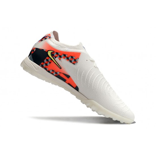 Kopačky Nike Phantom GX II Elite TF Bílý Žlutý Pánské 