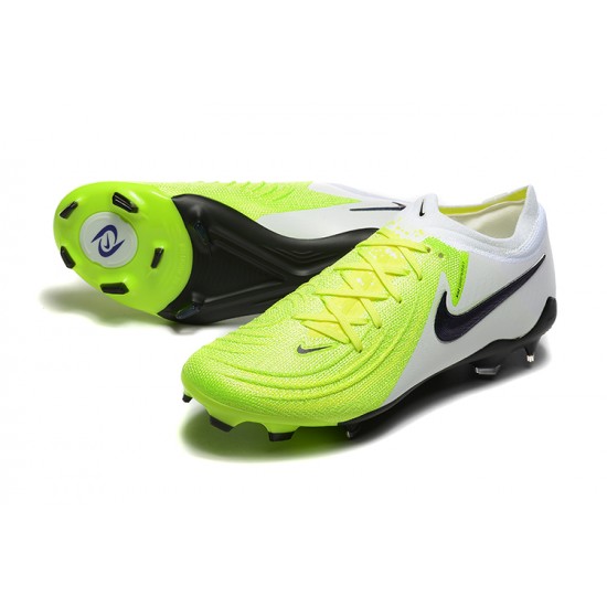 Kopačky Nike Phantom Luna Elite FG Chartreuse a Černá Pánské 