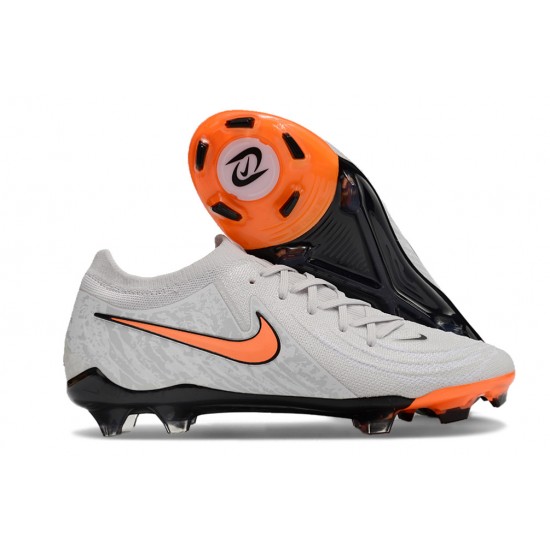 Kopačky Nike Phantom Luna Elite FG Šedá Oranžovýý Pánské 