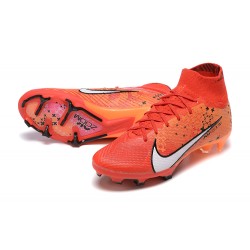 Kopacky Nike Air Zoom Mercurial Superfly IX Elite FG High Oranžovýý Černá Bílý Pánské Dámské