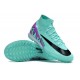 Kopacky Nike Air Zoom Mercurial Superfly IX Elite TF High Nachový Turqoise Pánské Dámské