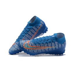 Kopacky Nike Mercurial Superfly 7 Elite TF Modrý Bílý High Pánské 