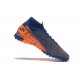 Kopacky Nike Mercurial Superfly 7 Elite TF Oranžovýý Modrý Mixtz High Pánské 