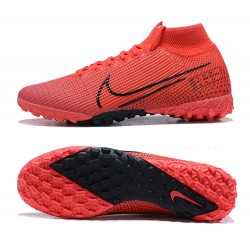 Kopacky Nike Mercurial Superfly 7 Elite TF Červené Černá Modrý High Pánské 