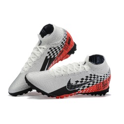 Kopacky Nike Mercurial Superfly 7 Elite TF Bílý Červené Černá High Pánské 