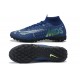 Kopacky Nike Mercurial Superfly 7 Elite TF Žlutý Grenn Modrý Černá High Pánské 