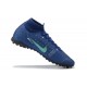 Kopacky Nike Mercurial Superfly 7 Elite TF Žlutý Grenn Modrý Černá High Pánské 