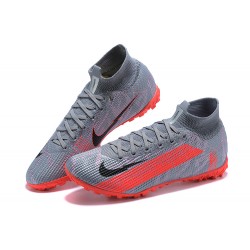 Kopacky Nike Mercurial Superfly VII 7 Elite TF Šedá Oranžovýý High Pánské 