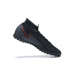 Kopacky Nike Mercurial Superfly VII 7 Elite TF Červené Černá High Pánské 