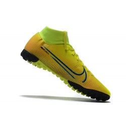 Kopacky Nike Mercurial Superfly VII Club TF Červené LightZelená Černá Žlutý High Pánské 