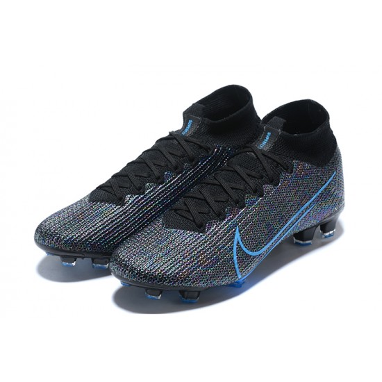 Kopacky Nike Superfly 7 Elite SE FG Mixtz Černá Modrý High Pánské 