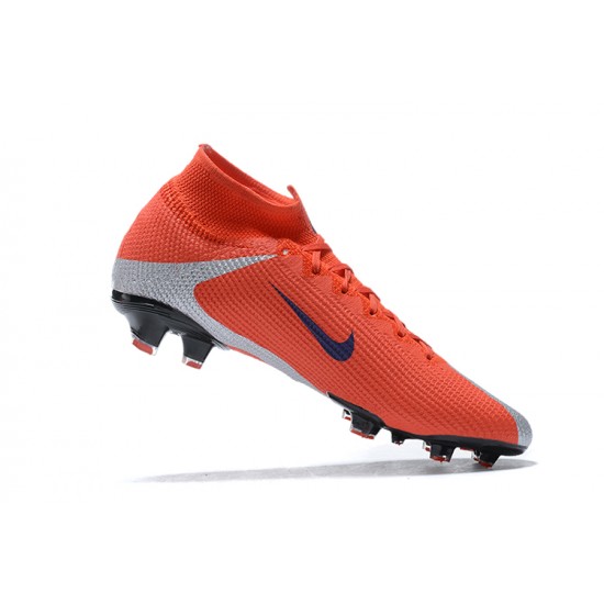 Kopacky Nike Superfly 7 Elite SE FG Oranžovýý Černá Šedá High Pánské 