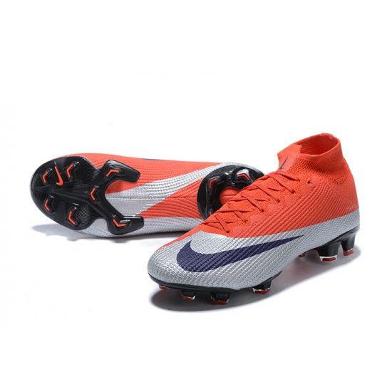 Kopacky Nike Superfly 7 Elite SE FG Oranžovýý Černá Šedá High Pánské 