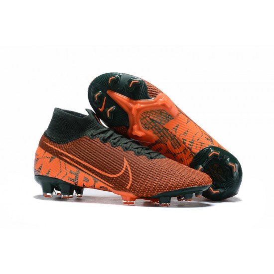 Kopacky Nike Superfly 7 Elite SE FG Oranžovýý Červené Černá High Pánské 