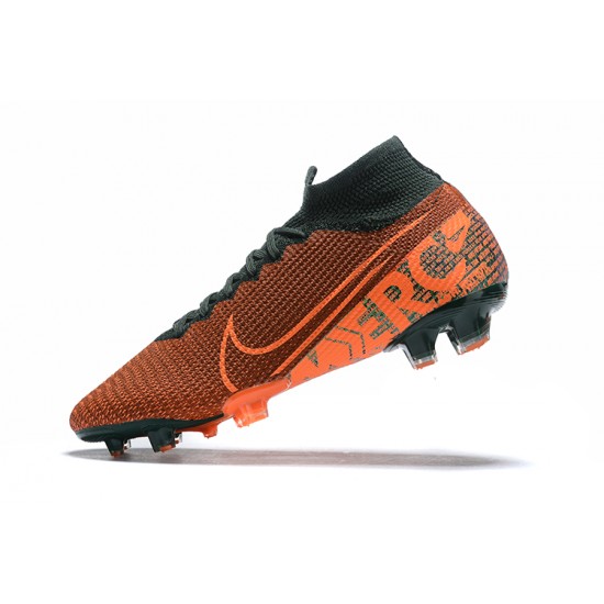 Kopacky Nike Superfly 7 Elite SE FG Oranžovýý Červené Černá High Pánské 