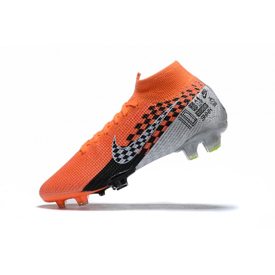 Kopacky Nike Superfly 7 Elite SE FG Oranžovýý Červené Černá Bílý High Pánské 