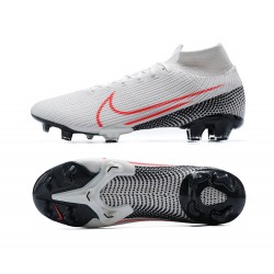 Kopacky Nike Superfly 7 Elite SE FG Bílý Červené Černá High Pánské 