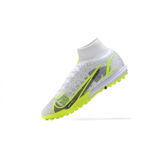 Kopacky Nike Superfly 8 Academy TF Šedá Žlutý Černá High Pánské 