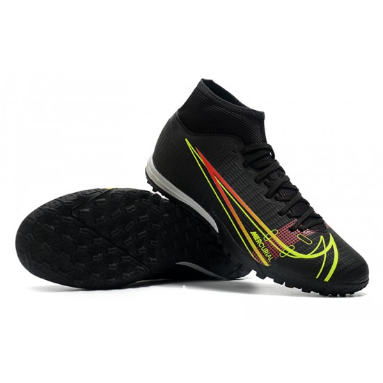 Kopacky Nike Superfly 8 Academy TF High Černá Žlutý Pánské 