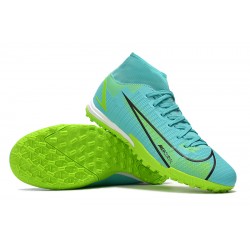 Kopacky Nike Superfly 8 Academy TF High Turqoise Zelená Pánské 