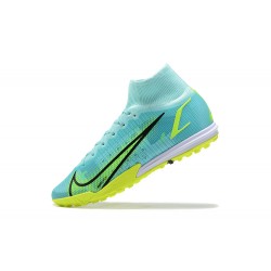 Kopacky Nike Superfly 8 Academy TF LightModrý LightZelená Černá High Pánské 