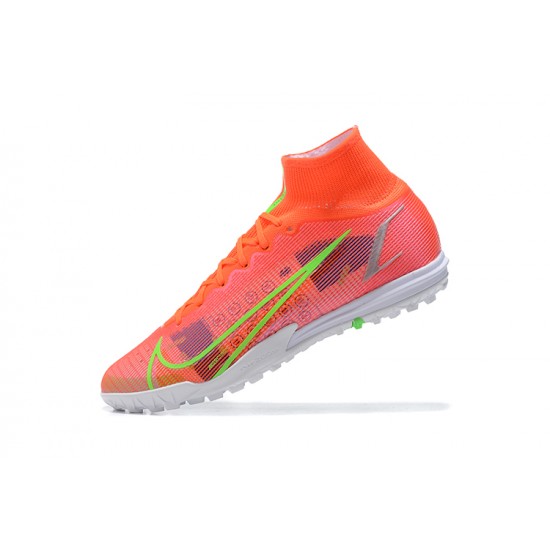 Kopacky Nike Superfly 8 Academy TF Oranžovýý Zelená High Pánské 