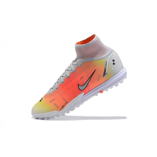 Kopacky Nike Superfly 8 Academy TF Oranžovýý Žlutý Černá Zlato High Pánské 