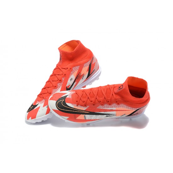 Kopacky Nike Superfly 8 Academy TF Červené Černá Bílý High Pánské 