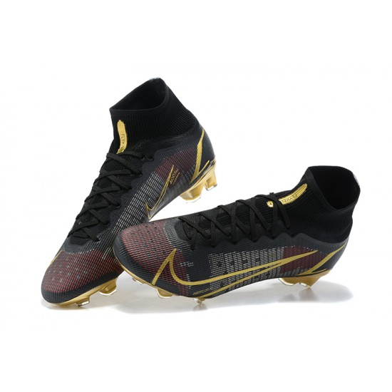 Kopacky Nike Superfly 8 Elite FG Černá Zlato High Pánské 