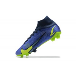 Kopacky Nike Superfly 8 Elite FG Modrý Zelená Černá High Pánské 