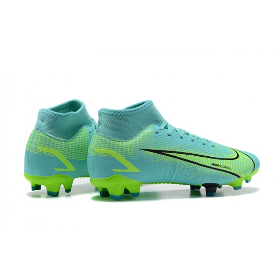 Kopacky Nike Superfly 8 Elite FG Zelená Žlutý Černá High Pánské 