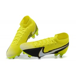 Kopacky Nike Superfly VII 7 Elite SE FG Žlutý Černá Bílý High Pánské 