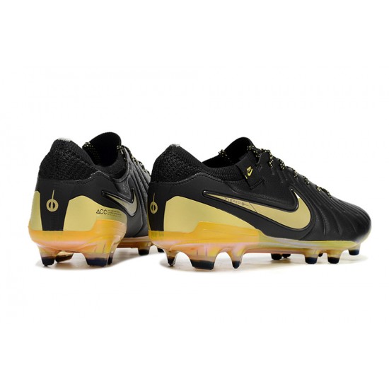 Kopačky Nike Tiempo Legend 10 Elite FG Černá Žlutý Pánské 