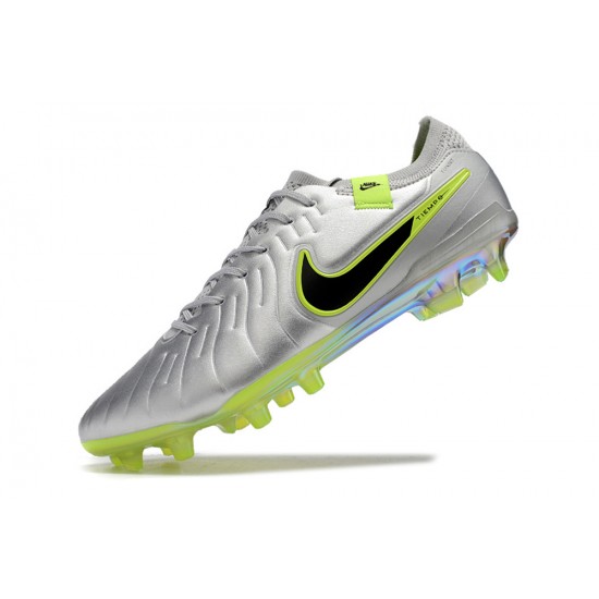 Kopačky Nike Tiempo Legend 10 Elite FG Stříbrný Pánské 